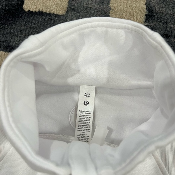 Lululemon White Scuba Oversized Funnel Neck half zip pride edition - Picture 3 of 4